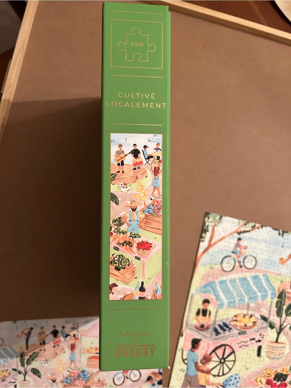 Locally Grown 500-Piece Puzzle - Green - Picture 9 of 10